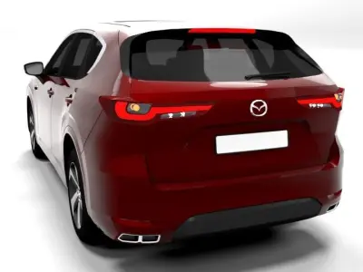 MAZDA CX-60 LOWPOLY Low-poly 3D model