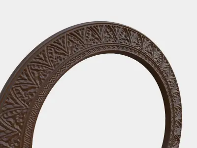 Frame Decor For Wood Carving 3D print model buy