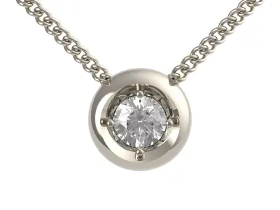 Water Drop Pendant Package 3D print model