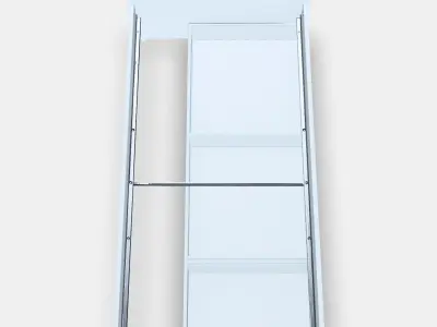 SONGESAND Bed frame with 2 bed drawers Low-poly 3D model