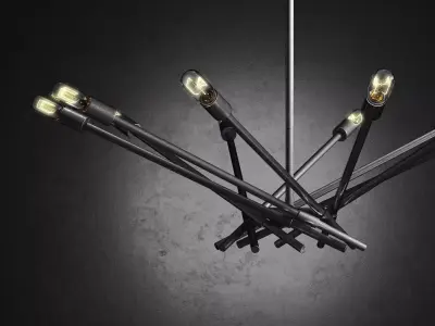 Webster Chandelier 3D model