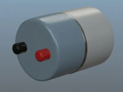 Fostex 925 Tweeter Free low-poly 3D model