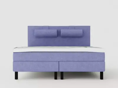 Lucky Complete Bed Package 180x200 Foam Smooth Headboard Nac Low-poly 3D model