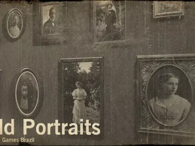 Old Portraits Pack 01 Low-poly 3D model