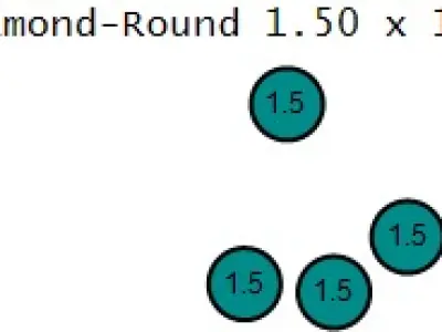 FLORAL MOLLY EARRING 3D PRINTABLE MODEL  3D print model