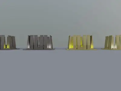 Miniature 3D Printing Structure Type-11 3D model