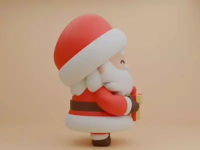 Christmas santa 05 3D print model