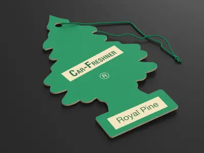 Royal Pine Little Trees Car Freshener 3D model