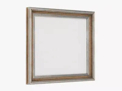 Frame square with picture 04 3D model