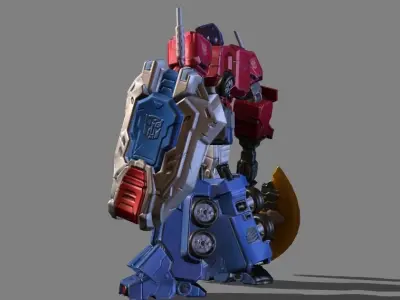 Johnson Optimus Prime Skin Low-poly 3D model