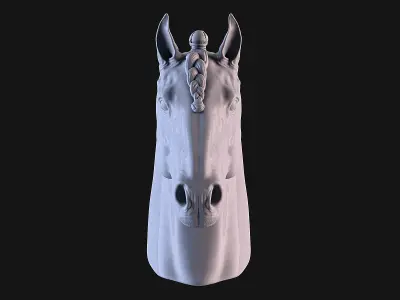 Head Horse 3D print model