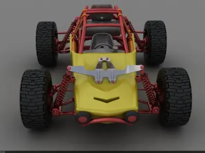 PUBG buggy 3D Printable model 3D print model