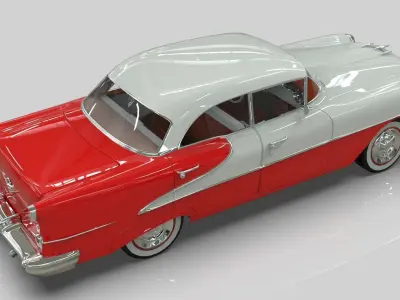 Oldsmobile Super88 Sedan 1955  Low-poly 3D model