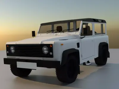 Land Rover Defender 3D model 3D model