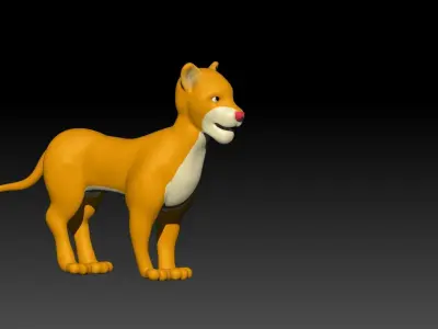 Tiger 3d model 3D model