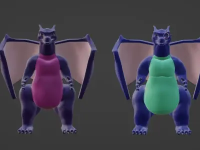 ToonDragon 3D model