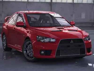 Mitsubishi Lancer Evo X 3D model