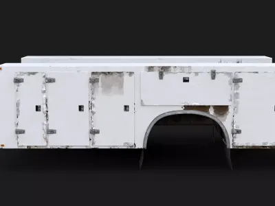 Old Service Truck body 3D model