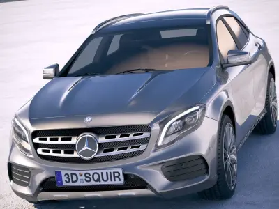 Mercedes GLA AMG 2018 3D model