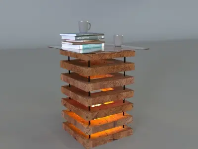 Decorative Coffee Table 3D model