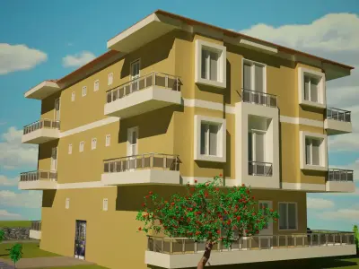 EXTERIOR OF BUILDING 3D model
