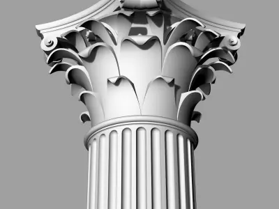 Corinthian Capital 3D model