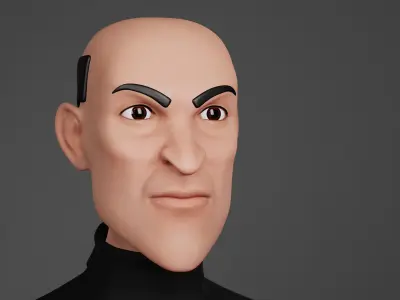 Old Thief 3 Style Head 3D model