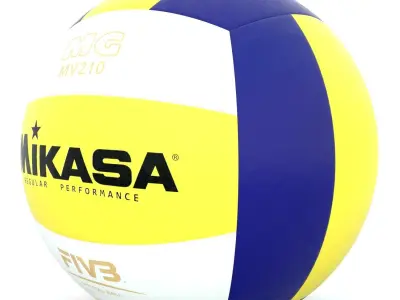 Volleyball Ball 3D model Low-poly 3D model