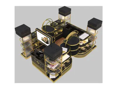 CHOCOLATE KIOSK 3D MODEL 3D model