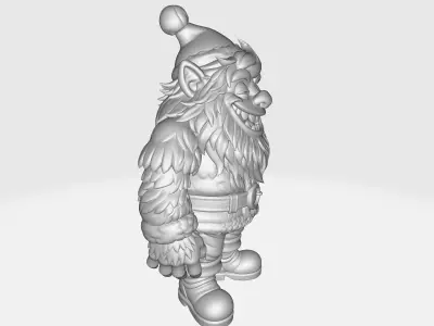 Christmas Monster Elf Festive Fantasy Creature Toy 3D print model