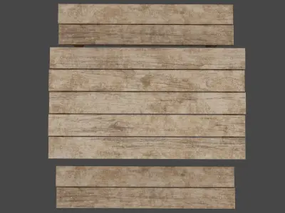 Wooden Table Free low-poly 3D model purchase