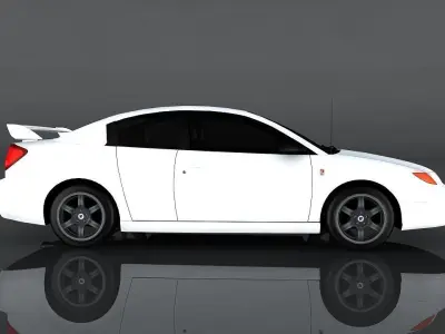 Saturn ION Low-poly 3D model