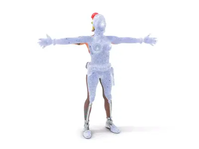 Cyberpunk Performer model pack Low-poly 3D model