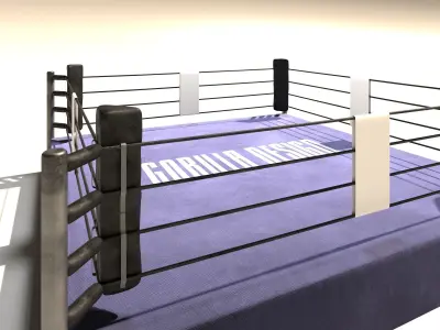 Boxing ring  3D model