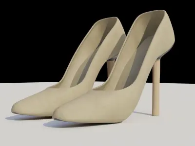 Woman shoes 3D model 3D model