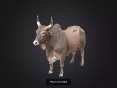 Farm and Wild Companions 3D Model Collection