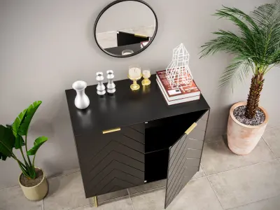 Laurens Accent Cabinet  wayfair Free 3D model