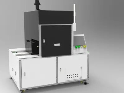 UV curing oven Low-poly 3D model