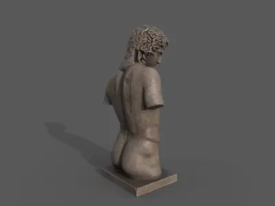 Eros of Centocelle  Low-poly 3D model