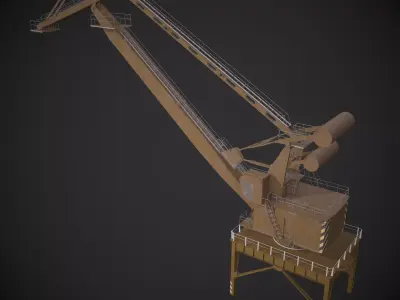 Port Crane 3D model