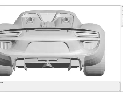 CAR - Porsche918 3D print model