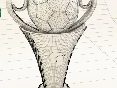 Coupe Confederation Caf 3D model