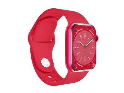 Apple Watch 8 Series - PRODUCTRED Sport Band 3ds Max 3D model