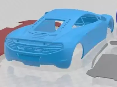 McLaren MP4 12C 2011 Printable Car 3D print model