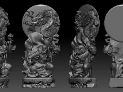 Bodhidharma  3D print model