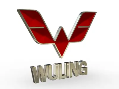 wuling logo 3D model