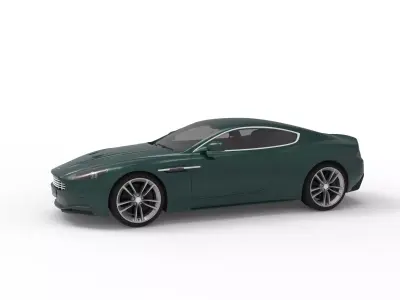 Aston Martin Car 3D Model 3D model