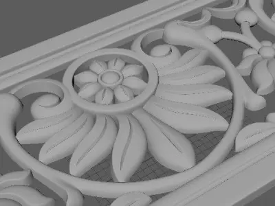 dekor ornate corbel 3D model