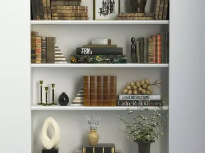 Shelf decoration 01 3D model