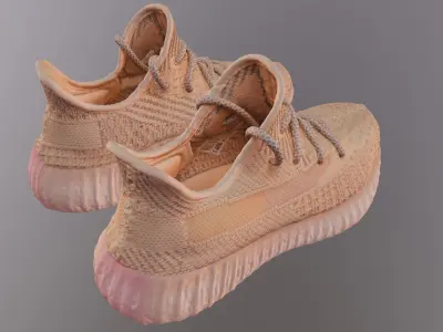 ADIDAS YEEZY 350 V2 SHOES PBR Low-poly 3D model